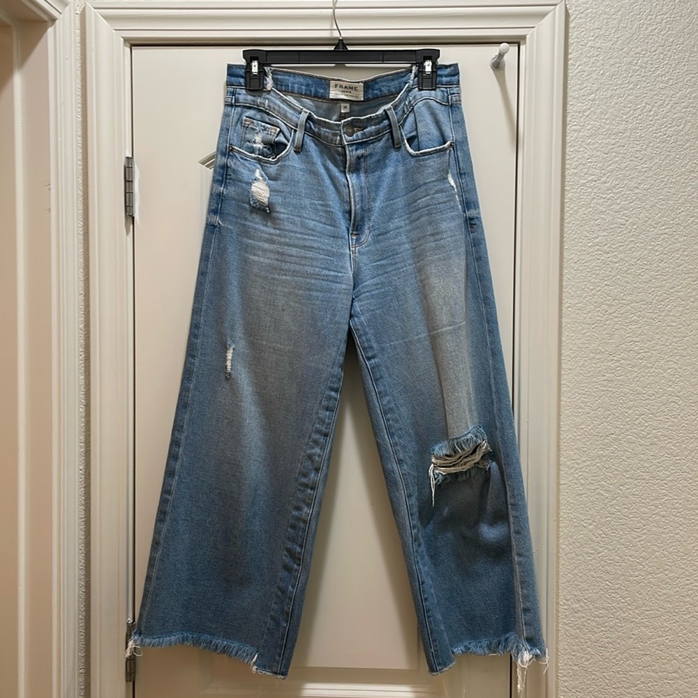 Women’s Frame London X Los Angeles Collaboration- Cropped Denim size 29